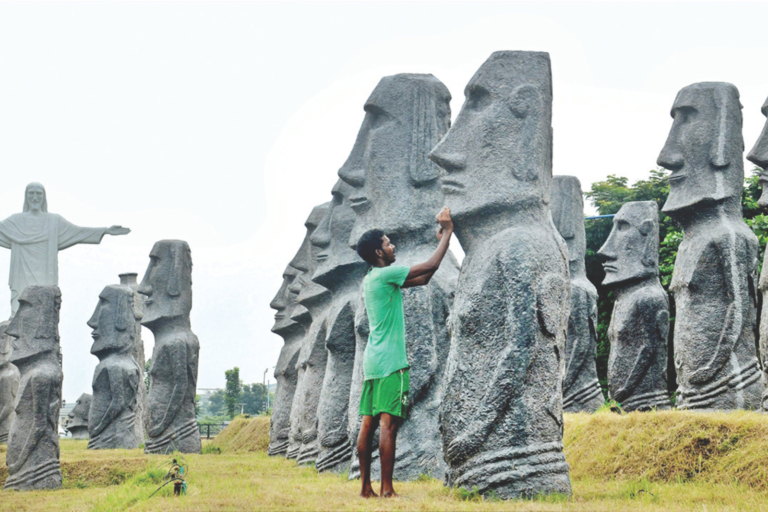Christ and stones, eco park